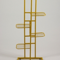 Подставка для цветов Greengo, 6 полок, 44 &times; 22 &times; 105 см, напольная, металл, цвет золотой