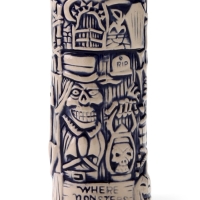 Стакан для коктейлей "Тики", череп, керамика