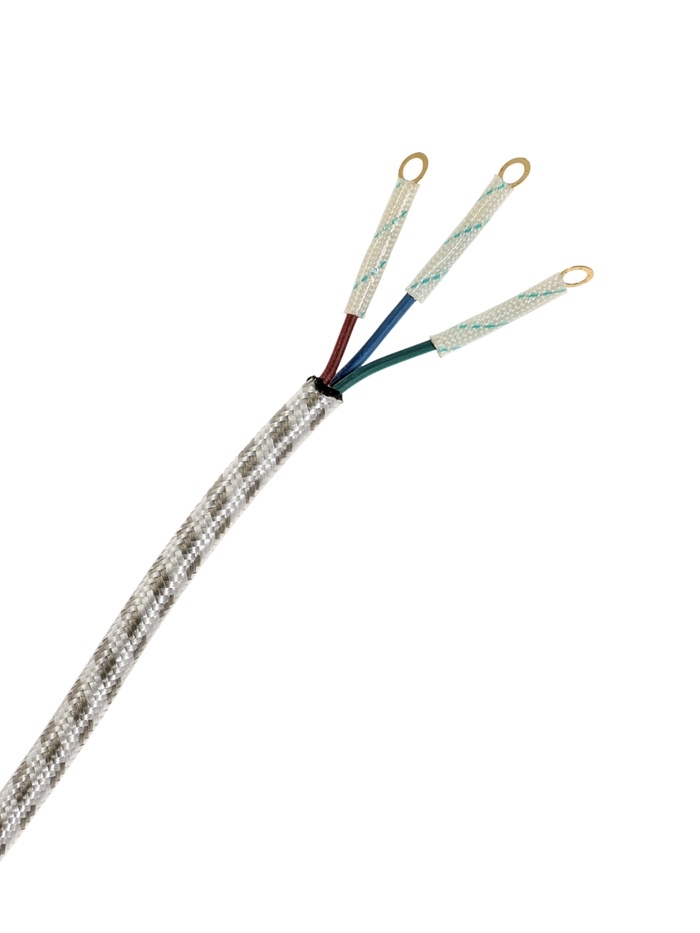 Шнур сетевой в тканевой оплетке с заземлением, 1.8 м, 2200Вт, 3x0,75мм2