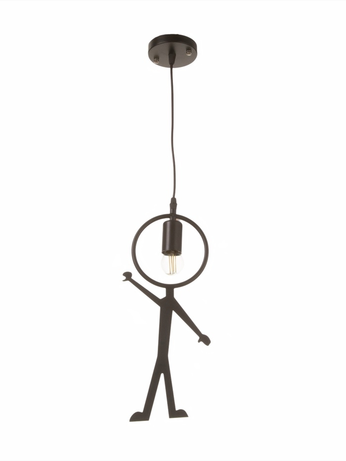 Светильник Posatore 1х40Вт Е27 черный 38х19х8см