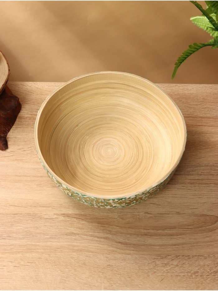 Миска 23х23х4 см, бамбук