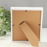 Фоторамка МДФ на 1 фото 15х20 см "Белая классика" 2,5х18х21 см