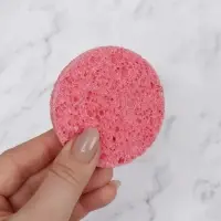 Набор спонжей для умывания &laquo;Мягкость&raquo;, d=7 см, 2 шт., МИКС