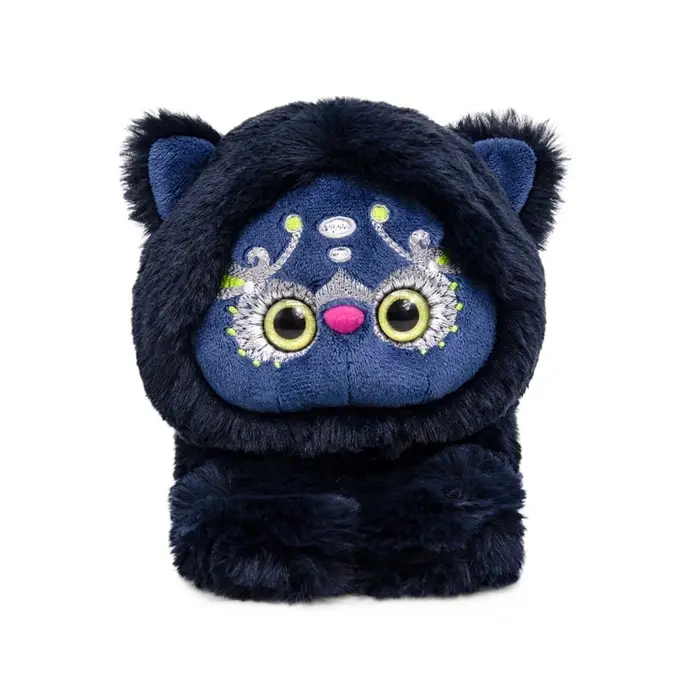 Мягкая игрушка "Нео на 2 браслетах", черный, 25 см LRta-061