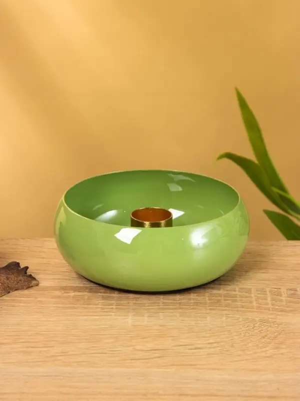 Подсвечник на 1 свечу на магнитах "Кипарис" 11х11х4 см