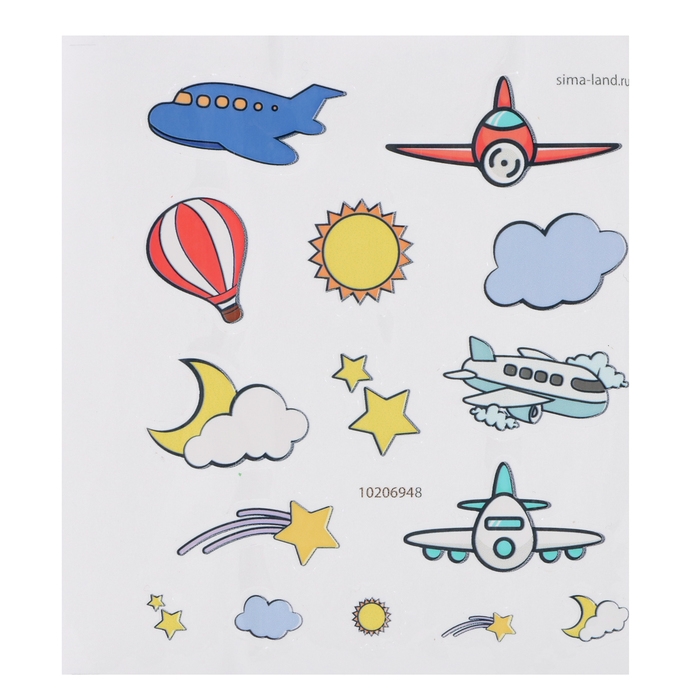 Набор для творчества &laquo;Ночник. Самолёт&raquo;, с наклейками, фигуркой