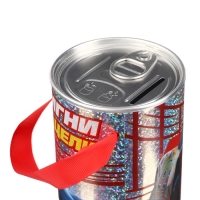 Копилка с голографией, 7,8 см х 7,8 см х 12 см "Молния", Тачки