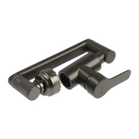 Смеситель для кухни ZEIN Z3746, однорычажный, высота регулируемая, аэратор 2 режима, графит