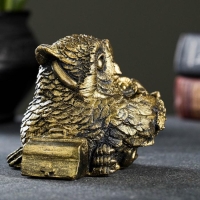 Фигура "Сова с совенком" латунь 10х10х10см