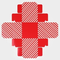 Коробка подарочная новогодняя складная &laquo;С Новым годом&raquo;, 14 х 14 х 8 см, Новый год