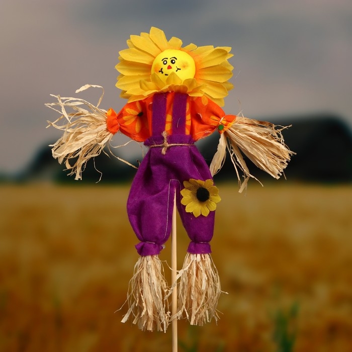 Огородное пугало &laquo;Солнце&raquo;, h = 50 см, МИКС, Greengo