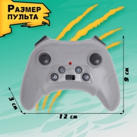 Джип &laquo;Бульдог&raquo;, радиоуправляемый, трансформация, дымовые эффекты, работает от аккумулятора, цвет красный