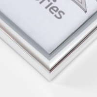 Фоторамка пластик 13х18 см серебро (112)