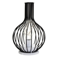 Ночник Кувшин лофт LED от батареек 3ААА черный 12х12х19 см RISALUX