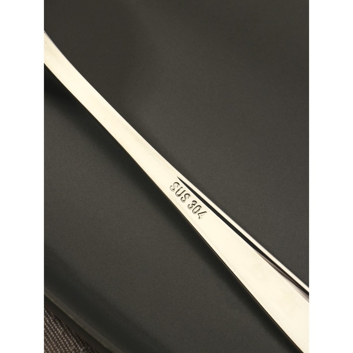 Ложка чайная из нержавеющей стали Magistro &laquo;Виконт&raquo;, длина 17 см, цвет серебряный