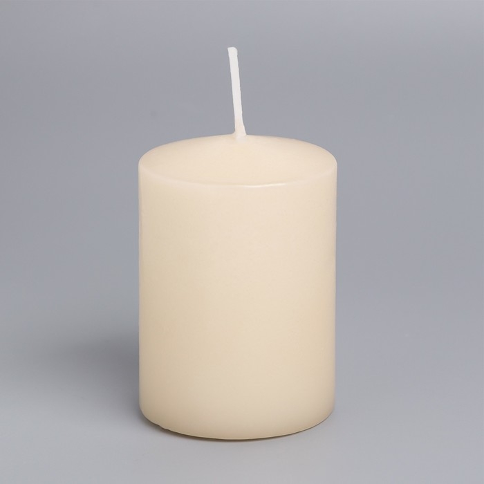 Свеча - цилиндр ароматическая "Персик", 5,6х8 см