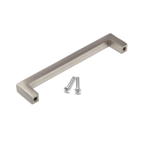 Ручка-скоба CAPPIO SQUARE RSC007, алюминий, м/о 128 мм, цвет серебро