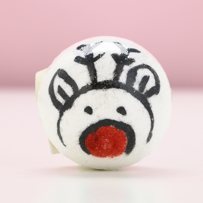 Бомбочка для ванны &laquo;Оленёнок Эби&raquo;, 120 г, аромат пломбира, Новый Год