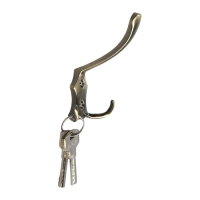 Крючок мебельный ТУНДРА TKT004, трехрожковый, бронза