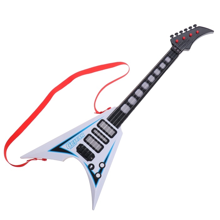 Музыкальная гитара &laquo;Рок-звезда&raquo;, звук, свет