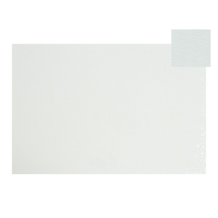 Холст на картоне 20 х 30 см, хлопок 100%, акриловый грунт, мелкозернистый, 280 г/м&sup2; "Гамма" "Студия"