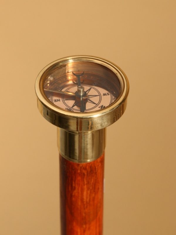 Трость 90 см. манговое дерево, латунь