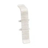 Соединитель для плинтуса &laquo;Деконика&raquo;, 55 мм, цвет 253 ясень серый