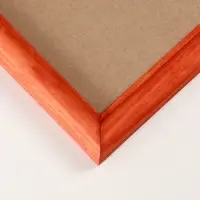 Фоторамка дерево 40х60 см, махагон №1 (пластиковый экран)