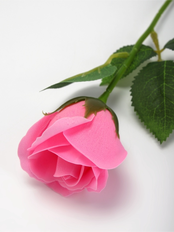 Мыльная роза розовая в коробке