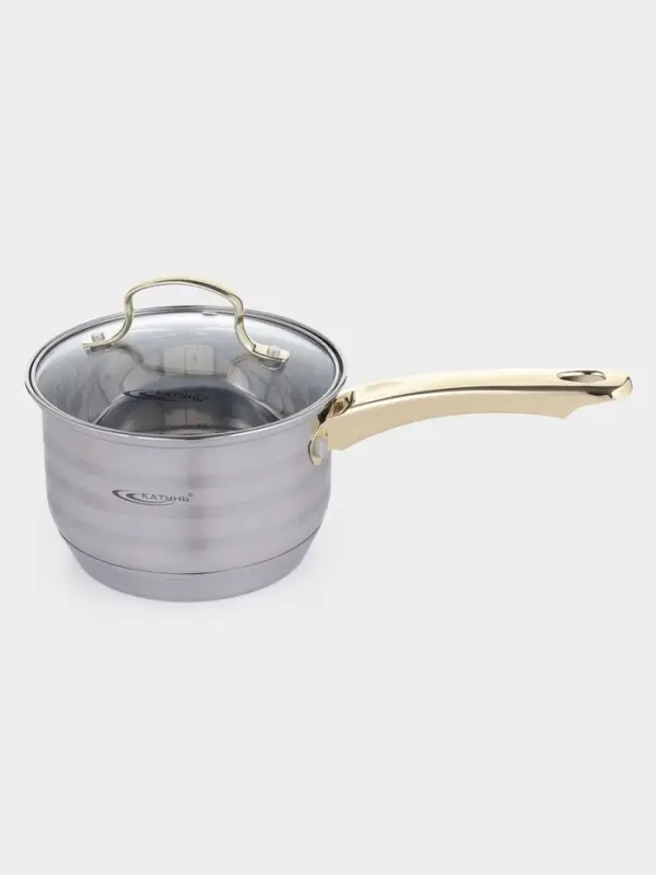 Ковш 1,8 л с/кр "ЭЛИС ГОЛД" ф16х10,5 см, клеп.ручки