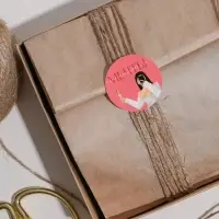 Наклейки новогодние бумажные &laquo;Время мечтать&raquo;, на подарки, 9 х 16 см