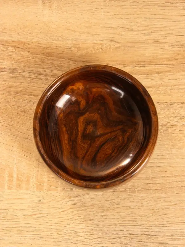 Чаша "Стебель" 12х12х5 см, дерево шишам