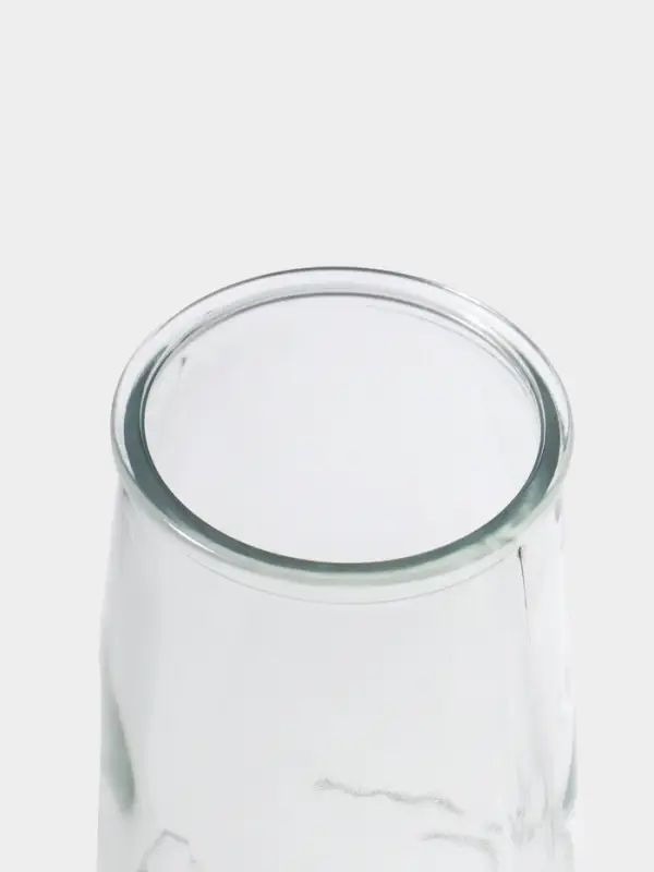 Ваза стекло настольная "Мариба" 22х10,5 см, прозрачный