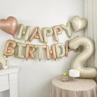 Воздушный шар фольгированный 18" &laquo;Сердце&raquo;, матовый, цвет кремовый