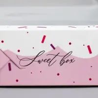 Коробка кондитерская, упаковка, Sweet box, 27 х 27 х 5 см
