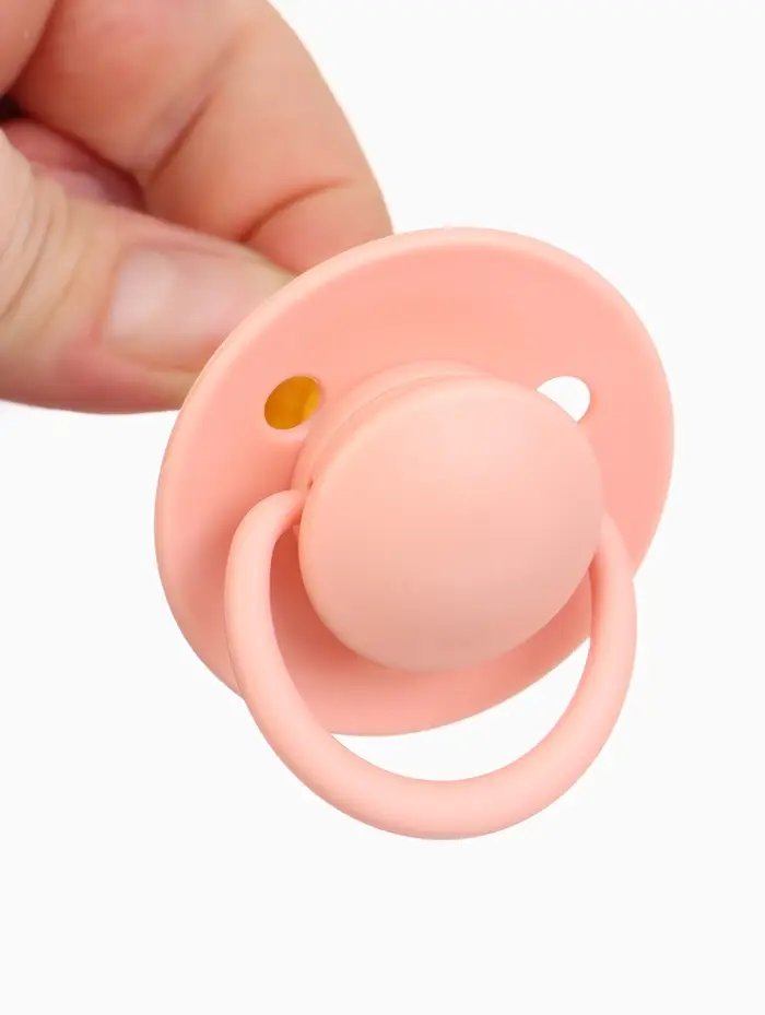 Соска - пустышка классическая, латекс, цв.персиковый, в контейнере, от 6 мес., M&B