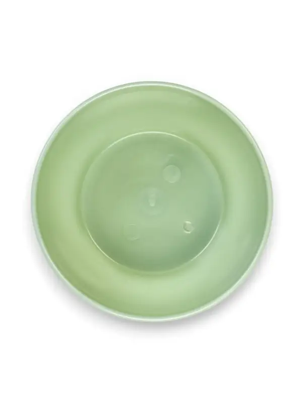 Горшок для цветов с поддоном 0,5 л d12,5см h7 см "Фиалочка" зеленый перламутр