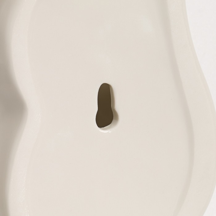 Декор настенный-ваза "Ракушка"  28 x 10.3 см, белый