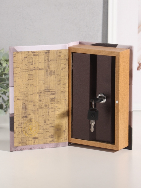 Сейф-книга дерево кожзам "Военная авиация России" тиснение 21х13х5 см