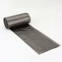 Мешки для мусора в рулоне 30 л,черные, ПНД,толщина 15 мкм, 50 шт