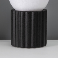 Лампа настольная "Луна"LED 1х40Вт Е27 черный 11х11х21см