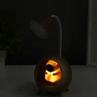 Ночник "Капибара в круглом кресле" LED 3Вт 5V USB АКБ 2 режима 8,5х8,5х25,5 см