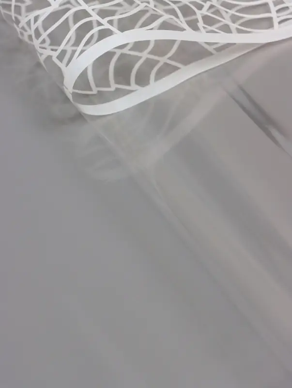 Пленка прозрачная с рисунком &laquo;Листья кайма&raquo; 0.7&times;8.2&plusmn;5%м