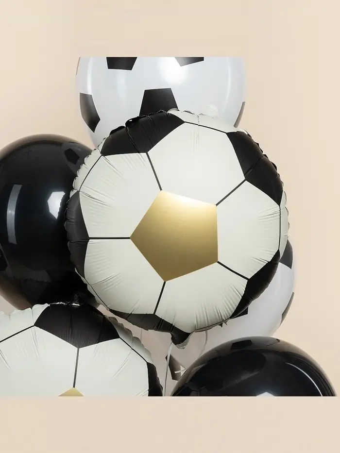 Воздушный шар фольгированный 18" &laquo;Футбольный мяч&raquo;, 5 шт.