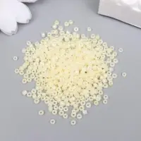 Бисер круглый размер 12/0 "Сливки" 20 гр