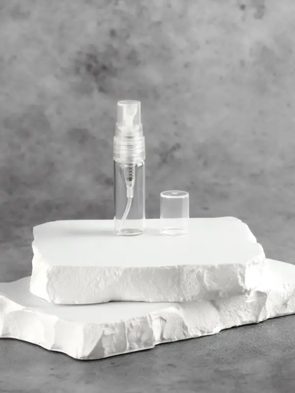 Флакон стеклянный для парфюма, с распылителем, 3 мл, прозрачный