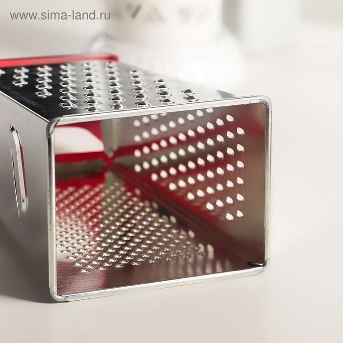 Тёрка Доляна &laquo;Универсал&raquo;, 4 грани, контейнер 450 мл, 27&times;12&times;0,9 см, цвет МИКС