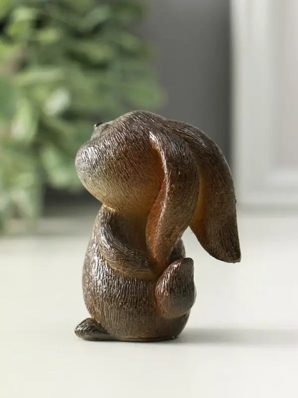 Фигурка для чайной церемонии "Милый кролик" меняет цвет 5х3,5х7 см