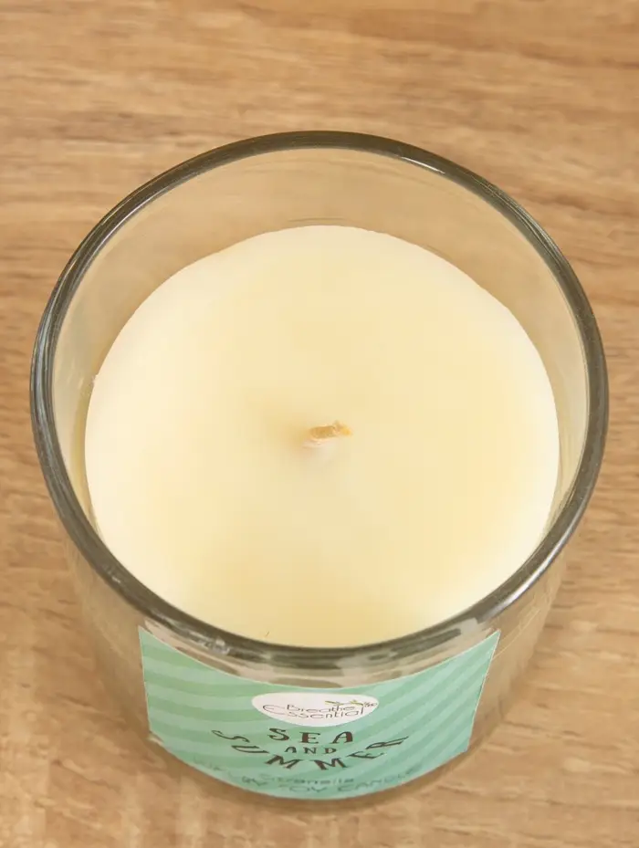 Свеча с кристаллом внутри Sea and Summer "Citronella" цитронелла, 120 гр