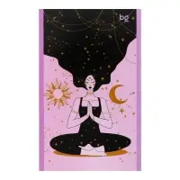 Блокнот А6, 24 листа в клетку на скрепке "Девочки", обложка мелованный картон, блок 60 г/м2, МИКС